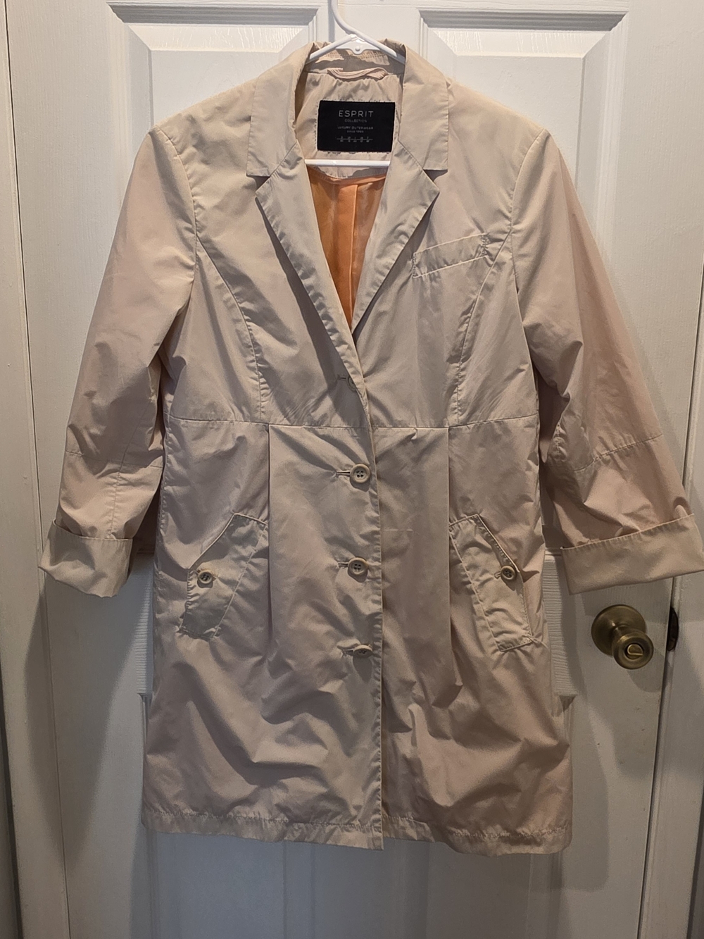 Esprit Women's Cream Lightweight Trench Coat